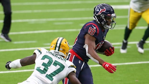 Former Houston Texans receiver Randall Cobb (18).